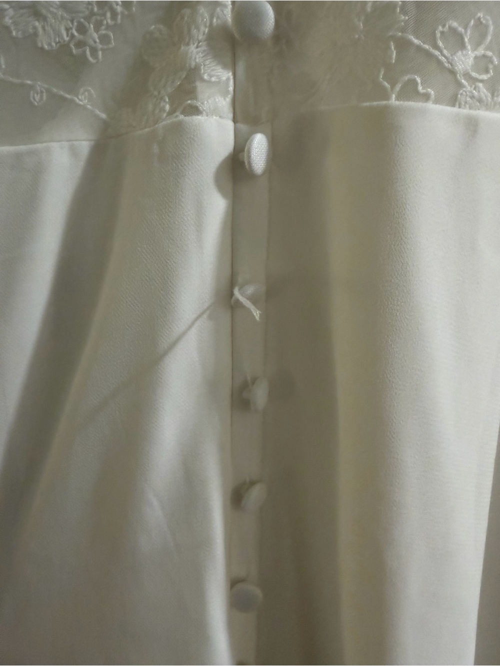 NEW Lulu's White V-Neck Flutter Sleeve Maxi Dress with Side Slit - Picture 6 of 7